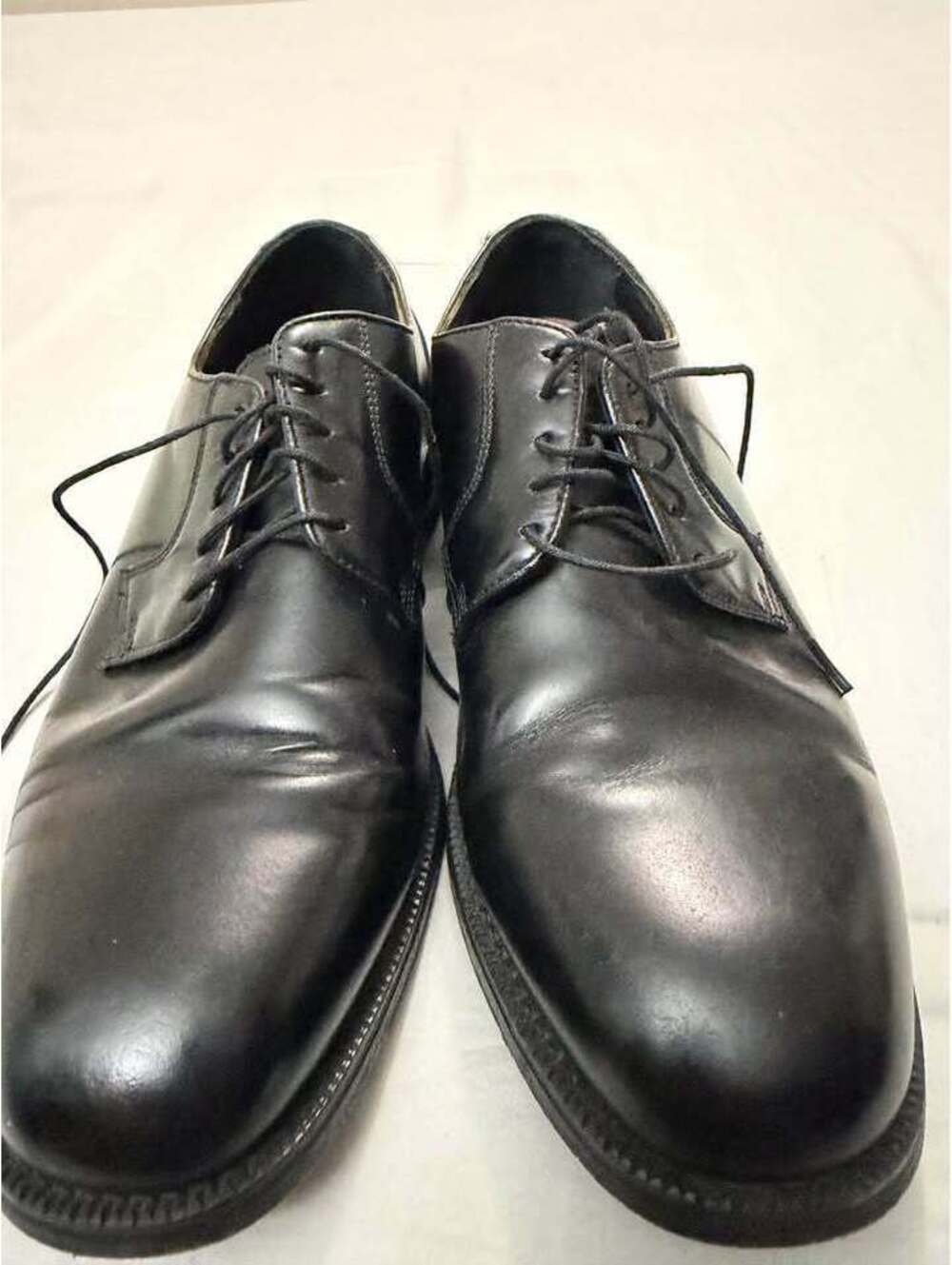 Florsheim Black Leather Derby Shoes Mens Size 7.5 Used Like New $60